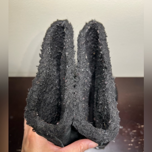 COACH ZENA Suede Rubber Shearling Midcalf Snow Rain Motorcycle Pull on BOOTS 6 - Picture 9 of 10